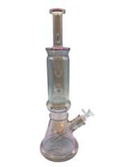 Glass Bong 17in Chrome Design (MSRP $89.99)