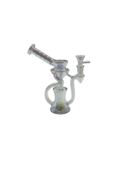 Glass Bong Chrome Design (MSRP $34.99) XY-67