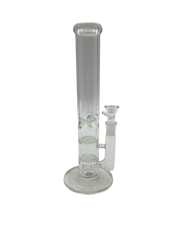 Glass Bong 11in 3 Layer Clear Design (MSRP $34.99)