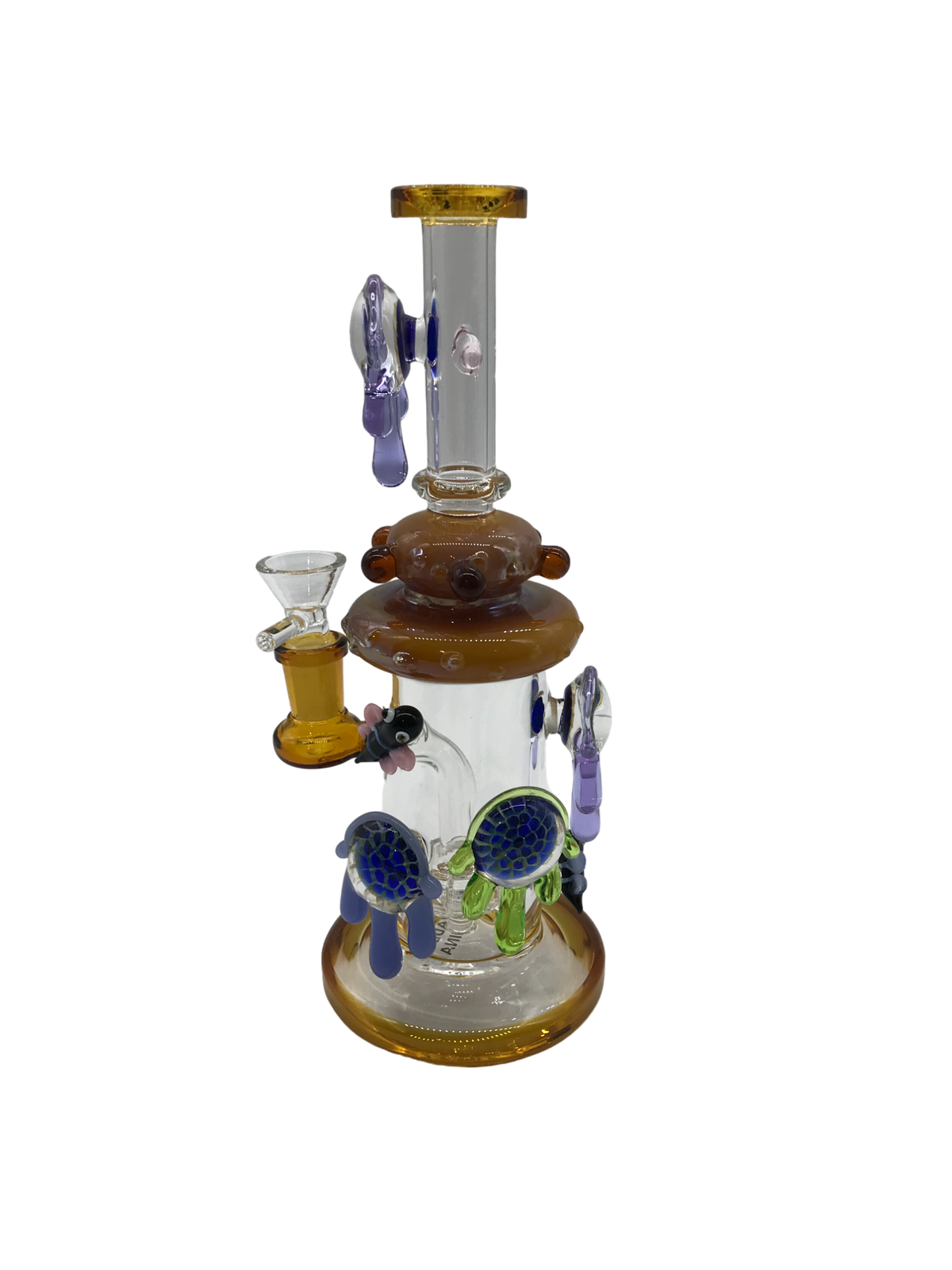 Glass Bong 10in Colorful Honey Design (MSRP $99.99)