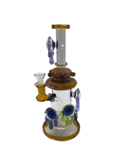 Glass Bong 10in Colorful Honey Design (MSRP $99.99)