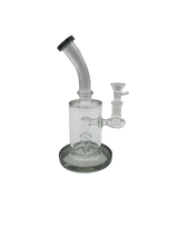 Glass Bong 9in Gray Outline Design (MSRP $29.99)