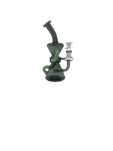 Glass Bong 9in Verdant Swirl Design (MSRP $59.99)