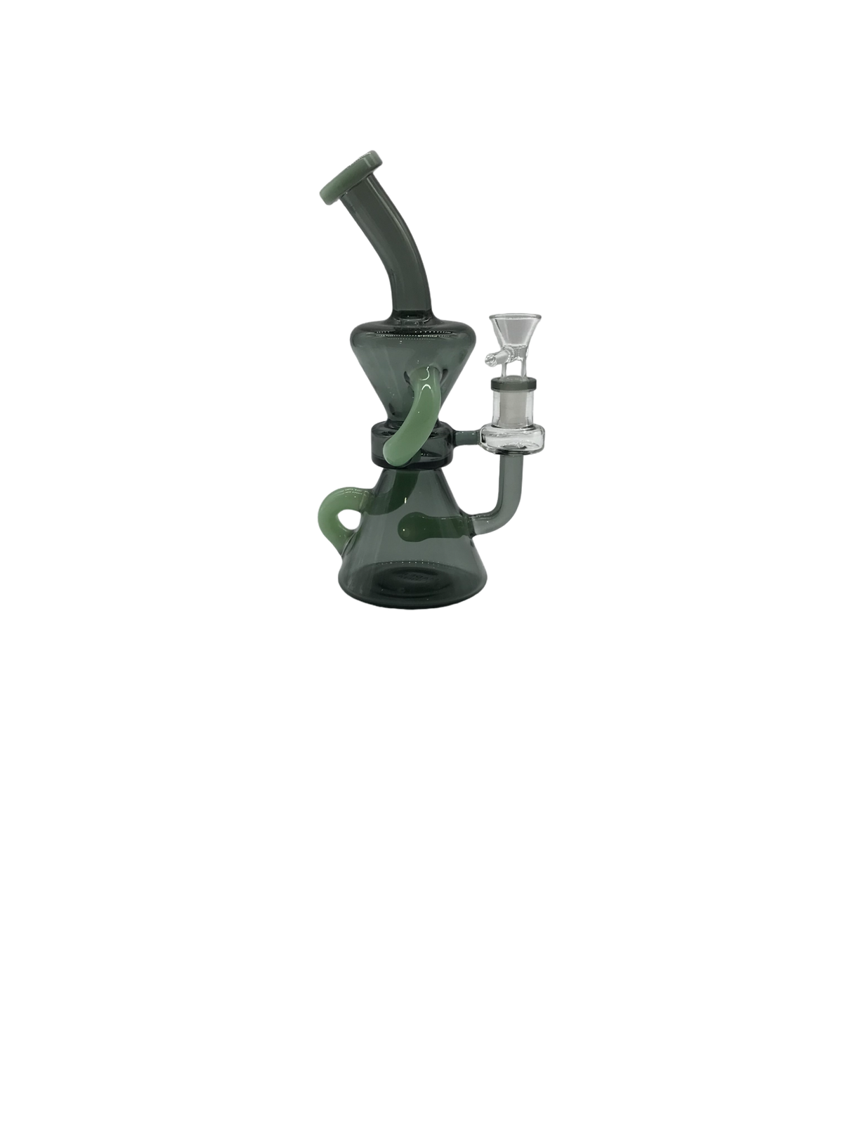 Glass Bong 9in Verdant Swirl Design (MSRP $59.99)