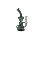 Glass Bong 9in Verdant Swirl Design (MSRP $59.99)