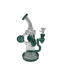Glass Bong 9in Unique Green Design (MSRP $99.99)