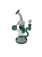 Glass Bong 12in White Spehar Design (MSRP $99.99)