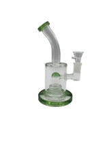Glass Bong 9in Emerald Glide Design (MSRP $59.99)
