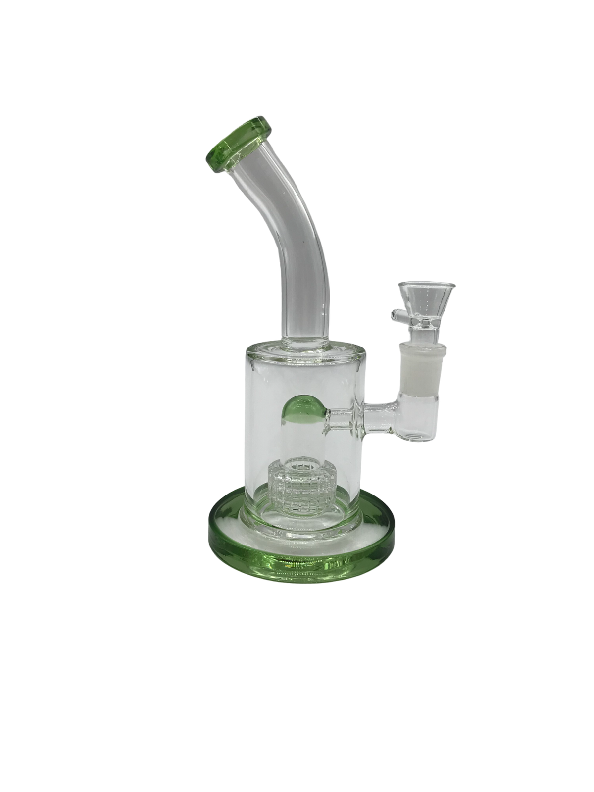 Glass Bong 9in Emerald Glide Design (MSRP $59.99)