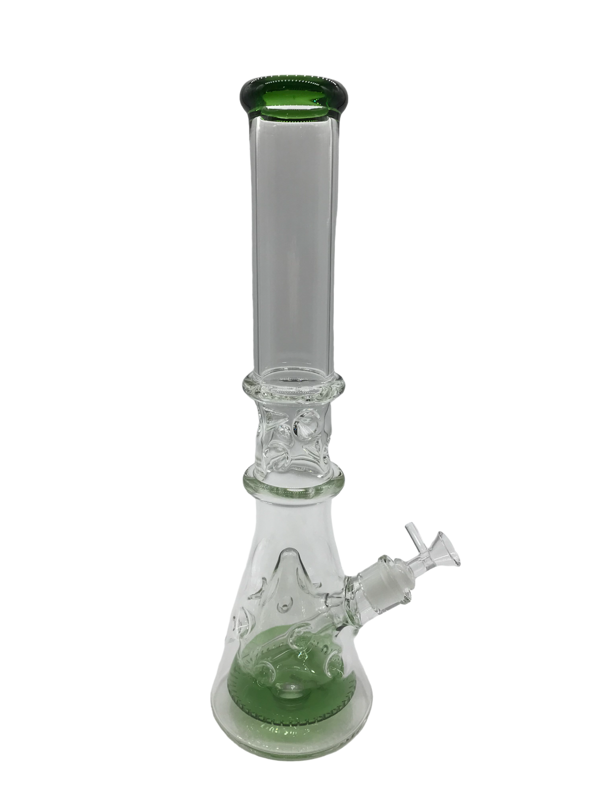 Glass Bong 16in Green Outline Design (MSRP $89.99)