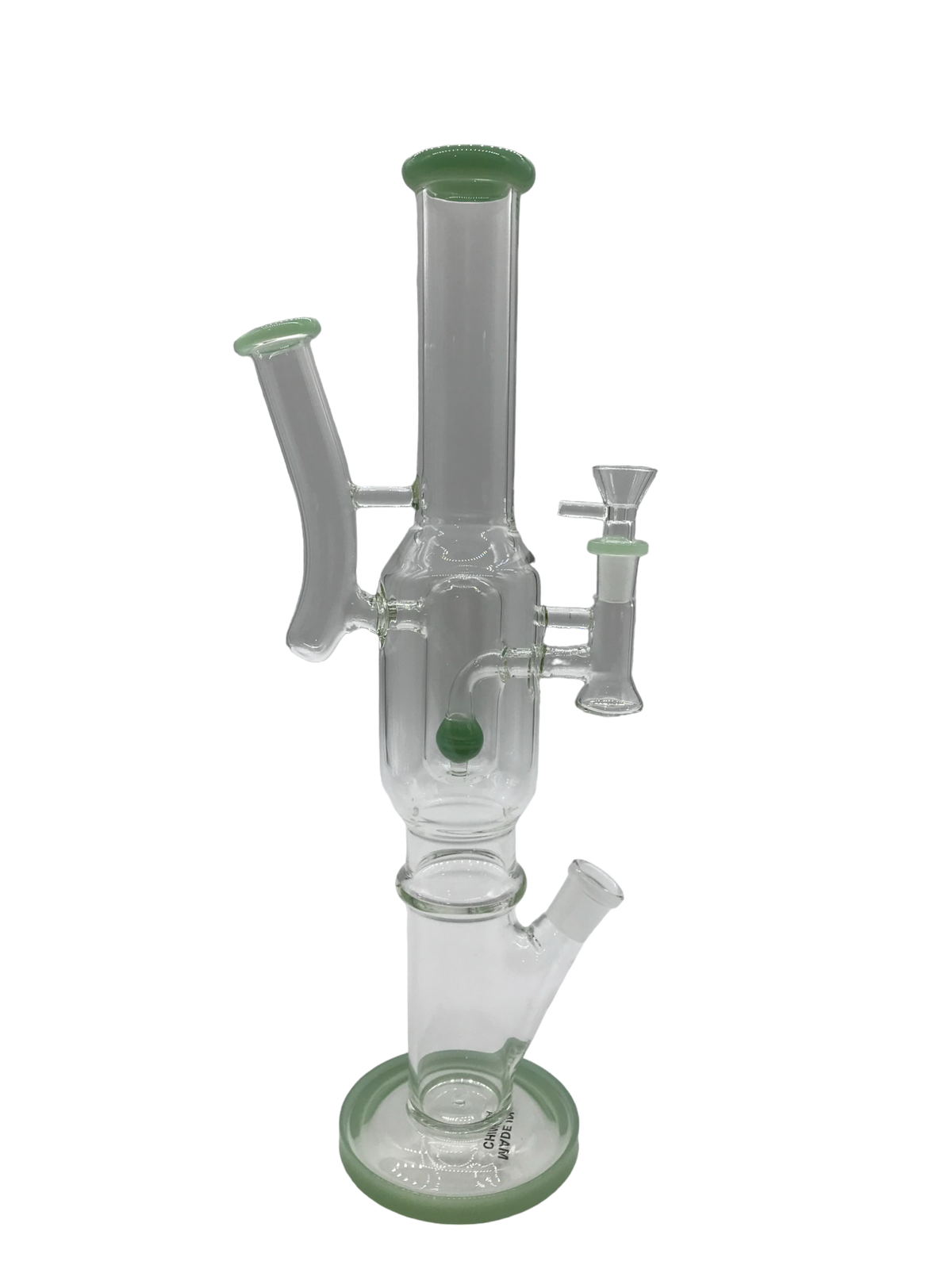 Glass Bong 10in Green Outlines Design (MSRP $79.99)