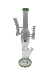 Glass Bong 10in Green Outlines Design (MSRP $79.99)