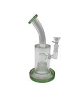 Glass Bong 10in Green Outline Design (MSRP $24.99)