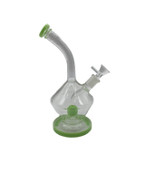 Glass Bong 10in Green Bowl with Outline Design (MSRP $29.99)