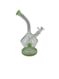 Glass Bong 10in Green Bowl with Outline Design (MSRP $29.99)