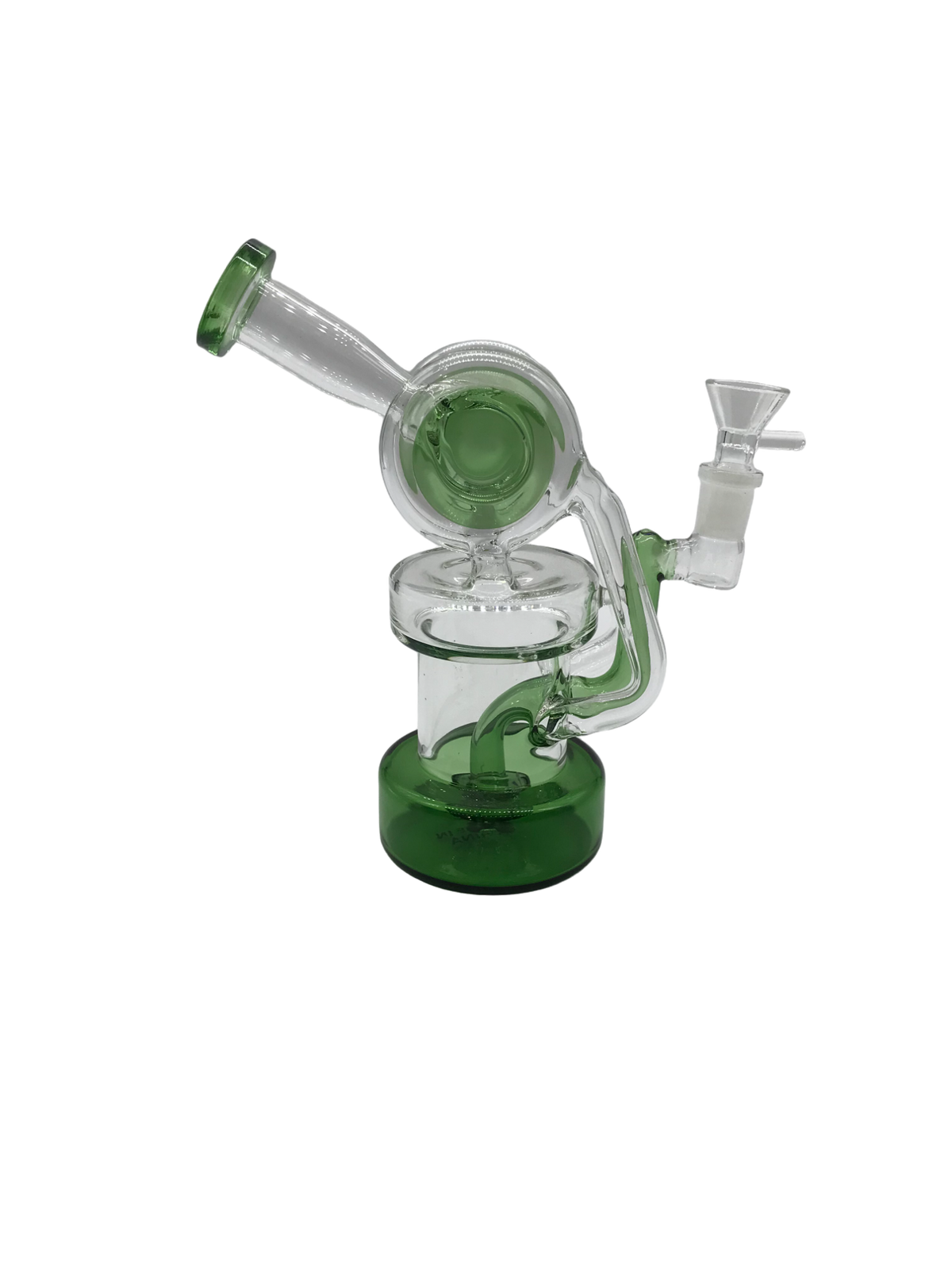 Glass Bong 6in Green Mushroom Design (MSRP $49.99)