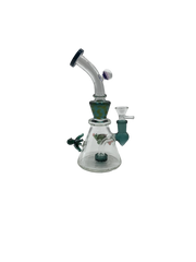 Glass Bong 9in Green Octopus Design (MSRP $74.99)