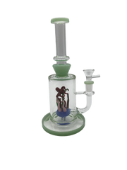 Glass Bong 10in Light Green Octopus Design (MSRP $64.99)