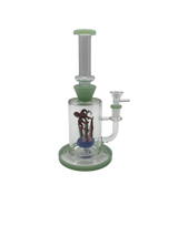 Glass Bong 10in Light Green Octopus Design (MSRP $79.99)