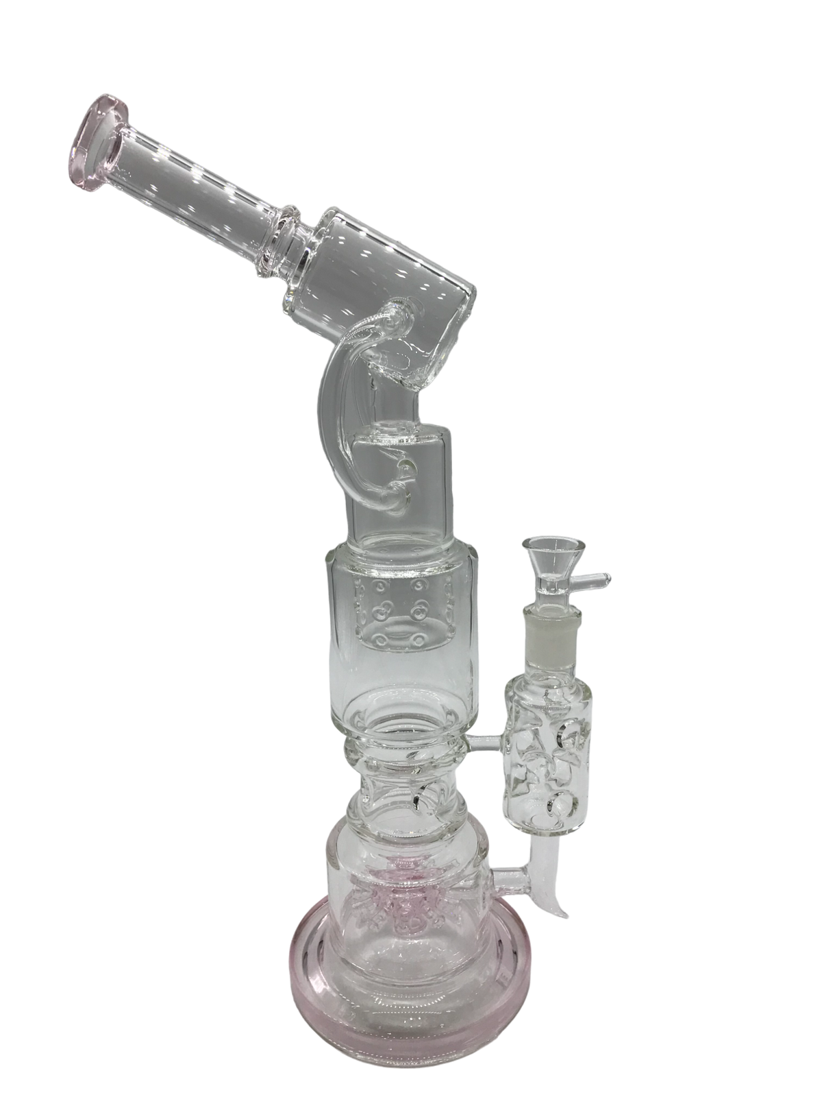 Glass Bong 17in Pink Telescope Design (MSRP $139.99)