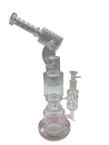 Glass Bong 17in Pink Telescope Design (MSRP $139.99)