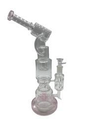 Glass Bong 17in Pink Telescope Design (MSRP $139.99)