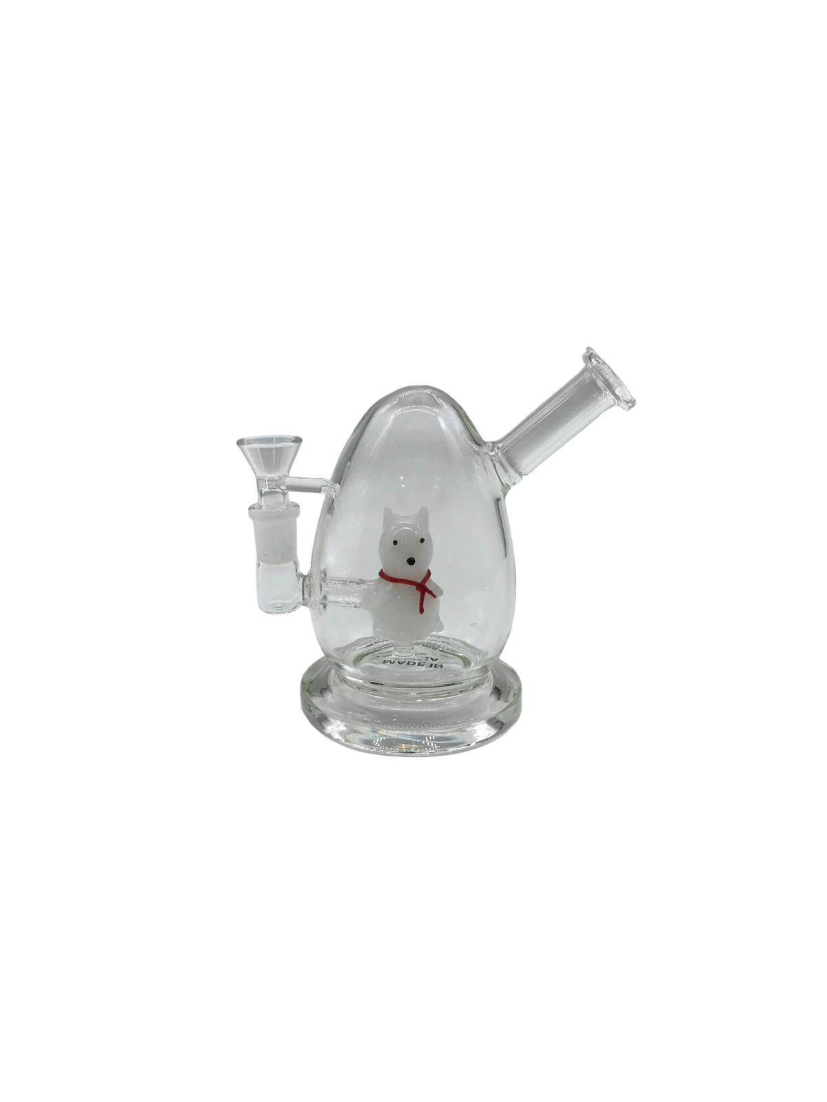 Glass Bong 6in Polar Bear Design (MSRP $34.99)