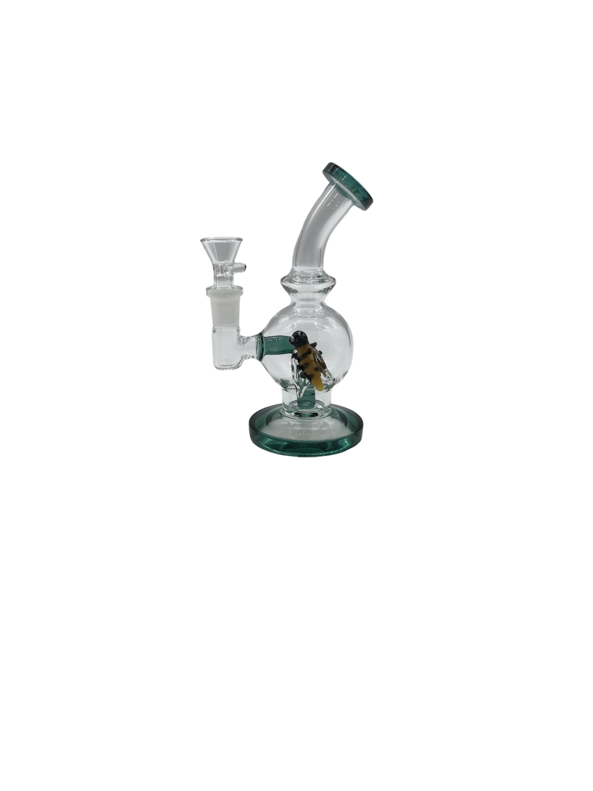 Glass Bong Teal Bee Design (MSRP $39.99) MK-MC55