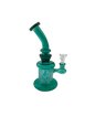Glass Bong 9in Teal Swirl Design (MSRP $49.99)