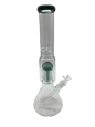 Glass Bong 18in Teal Outline Design (MSRP $79.99)