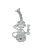 Glass Bong 9in Glass Tubes Design (MSRP $39.99ea)