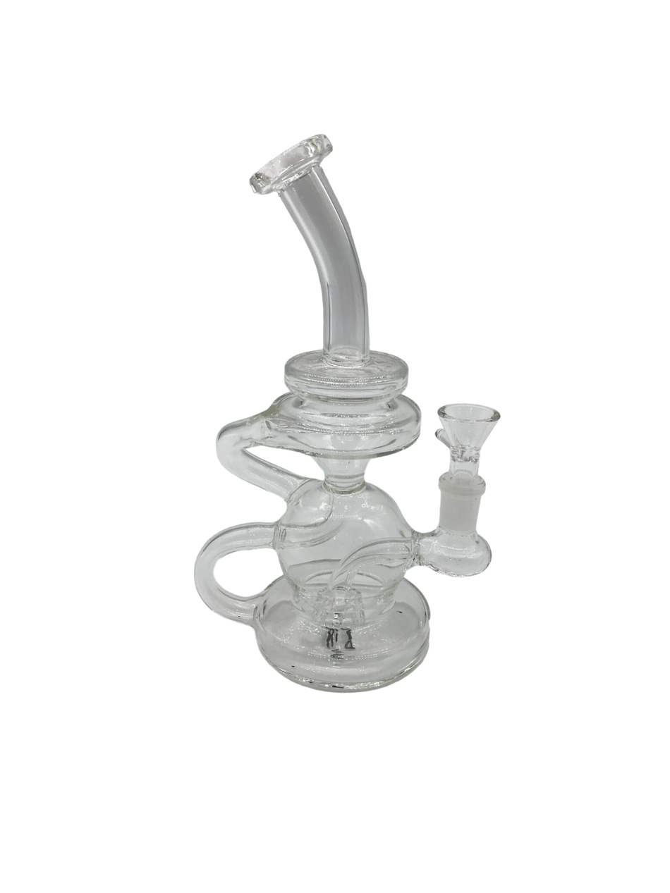 Glass Bong 9in Glass Tubes Design (MSRP $39.99ea)