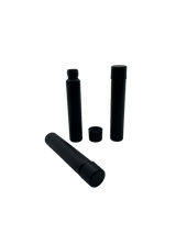 Glass Stash Tubes With Black Finish & Childproof Lid 320ct Display (MSRP $0.99ea)