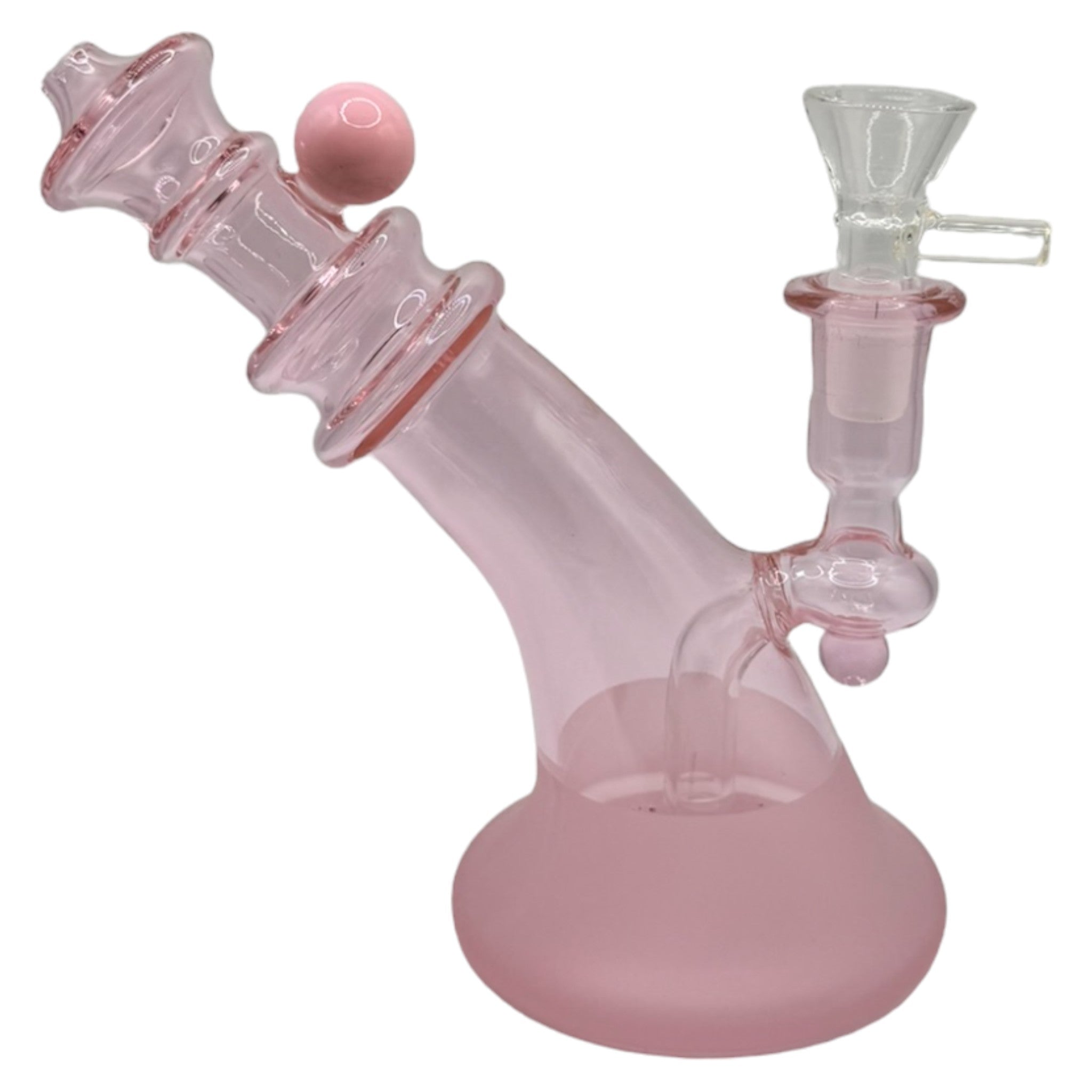 Glass Bong 6in Curved Ring Design (MSRP $44.99)