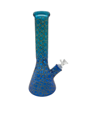 Glass Bong 13in Rainbow Rings Design (MSRP $69.99)