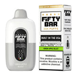 Fifty Bar V2 Powered by Beard Vape Co. 20K Puffs Disposable Vape - Display of 5 (MSRP $19.99 Each)