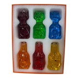 Apex Glass Hand Pipe Oil Filled Freezable Bear Design HPD-1119 - 6 Piece Display (MSRP $24.99 Each)