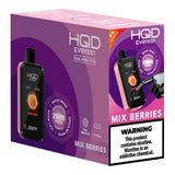 HQD Cuvie Everest 25K Puffs 28mL Disposable Vape - Display of 5 (MSRP $24.99 Each)