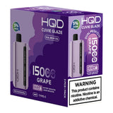 HQD Cuvie Glaze 15K Puffs 22mL Disposable Vape - Display of 5 (MSRP $19.99 Each)