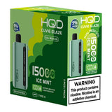 HQD Cuvie Glaze 15K Puffs 22mL Disposable Vape - Display of 5 (MSRP $19.99 Each)