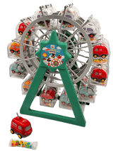 Kids Boom Ferris Wheel Display With Happy Car Candies - Display of 96 (MSRP $6.99 Each)