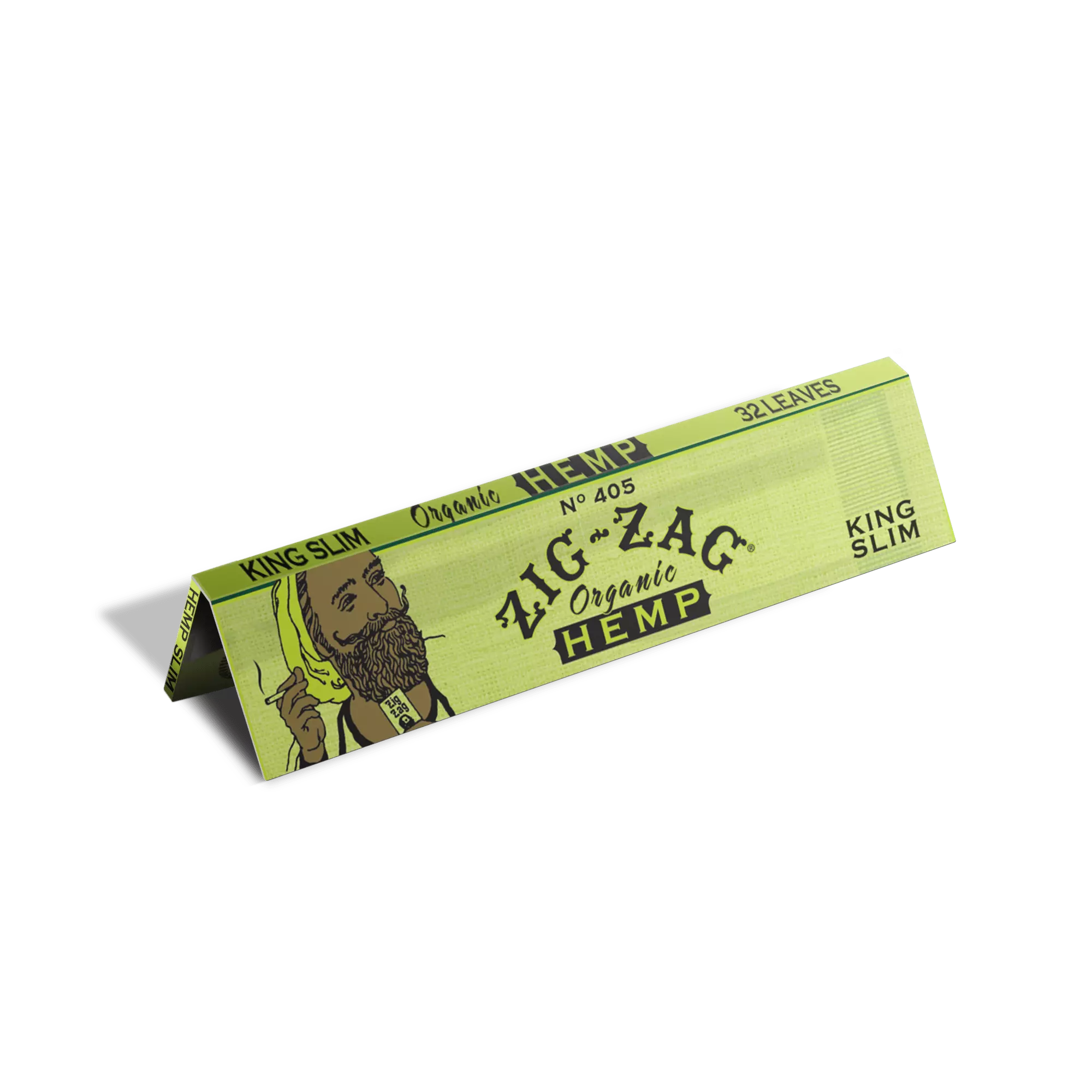 Zig Zag Organic Hemp Rolling Papers King Slim - Display of 24