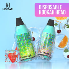 HEYBAR Disposable E-Hookah Head - 25000 Puffs Hookah Head/ Disposable Vape (MSRP $49.99 Each)