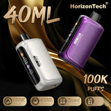 HorizonTech 100K Max Puffs 40mL Disposable Vape - Display of 5