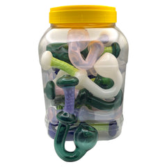 IDGAF 5 Inch Sherlock Slime Hand Pipe 15 Piece Jar (MSRP $11.99ea)