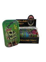 IDGAF Medium Rolling Tray 8 Piece Display (MSRP $7.99ea)