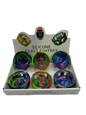 IDGAF Silicone Covered Glass Ashtray 6 Piece Display (MSRP $7.99ea)