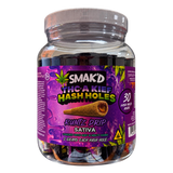 Smak'D THC-A Kief Hash Holes Pre-Rolls 2G - Display of 30