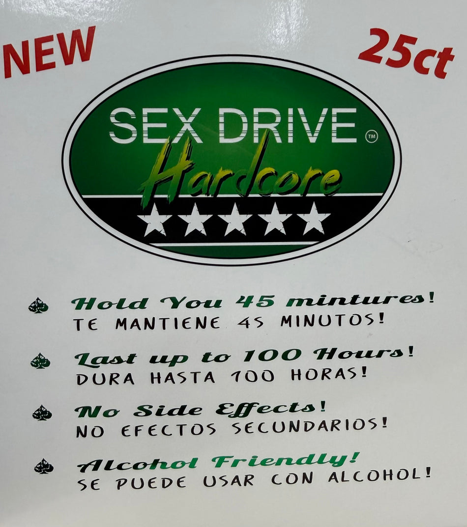 Hardcore Sex Drive- 25 Count