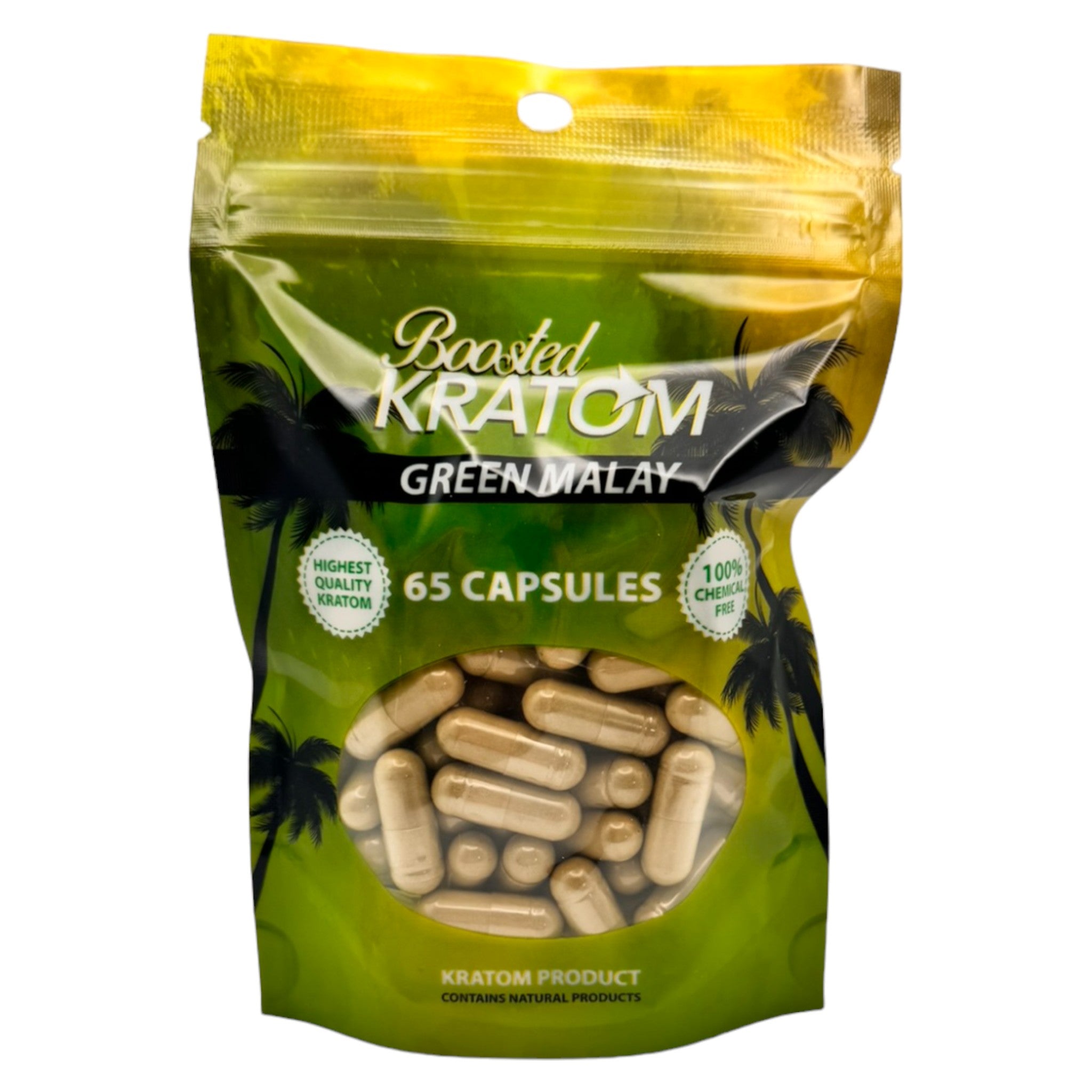 Boosted Kratom 65 Capsules (MSRP $19.99)